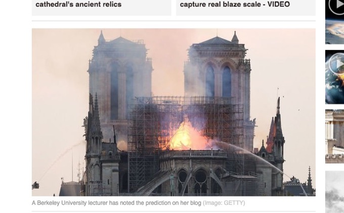 ノストラダムスは「ノートルダム大聖堂火災」も完全に予言していた！ 間もなく第三次世界大戦勃発で人類滅亡ハルマゲドン！の画像1