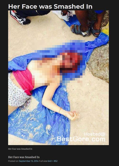 【超・閲覧注意】タイのビーチで惨殺された金髪美女と恋人の遺体画像流出! 何度も強姦され、頭を割られ…!の画像1