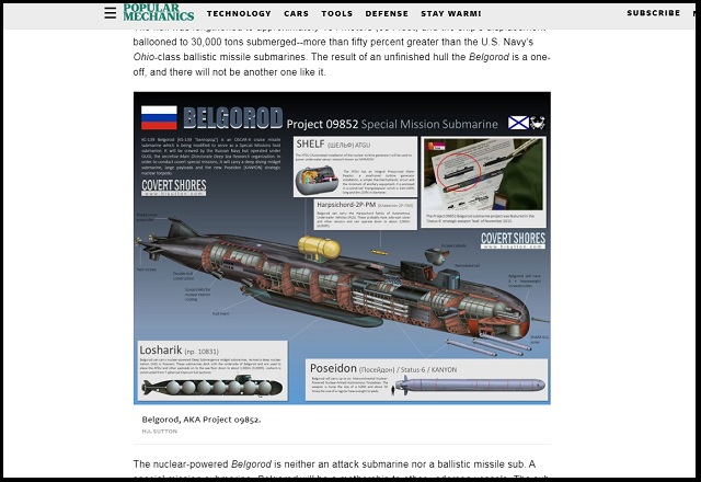ロシアが放射能入の津波を引き起こす巨大潜水艦「ベルゴロド」完成! プーチンの最終終末兵器に各国ガクブルの画像2