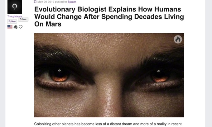 火星に移住した人類に起きる変化がヤバすぎる! 超絶エグい容姿、SEXにも問題が… 生物学者が主張!の画像1