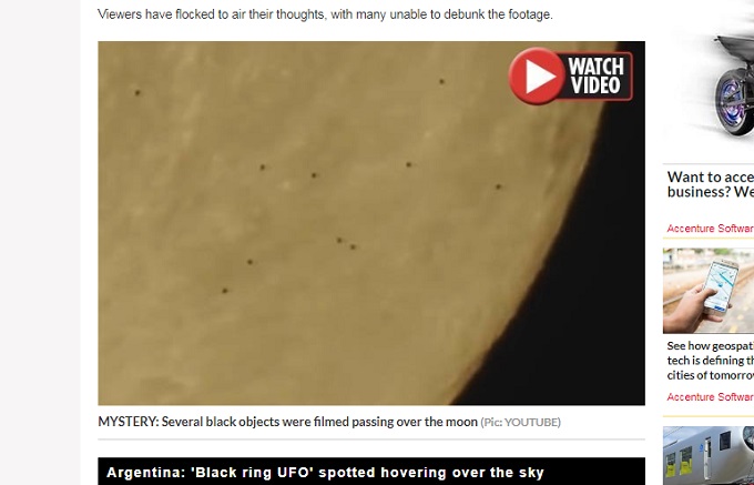 「今年ナンバーワンUFO動画」「どうにも信じられない!!」月を横切るUFO艦隊映像が絶賛の嵐! 観ないと人生損するレベル!の画像1