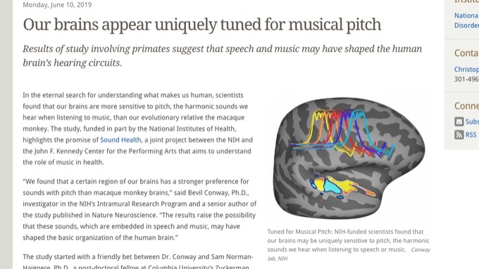 人間の脳はサルより音楽を認識していると新判明！ ポイントは「倍音」だった!?の画像1