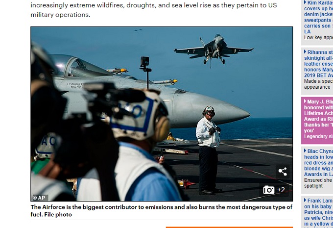 地球温暖化の主犯は米軍だったことが判明!「膨大なCO2排出量が重大原因に」英大学が指摘の画像2