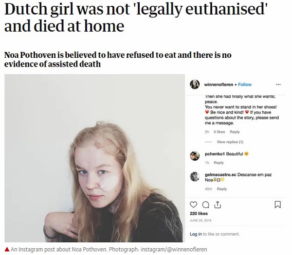 「安楽死」を拒否された17歳美少女、絶食して餓死自殺を遂行! 強姦によるトラウマで… 最期の様子とは!?の画像2
