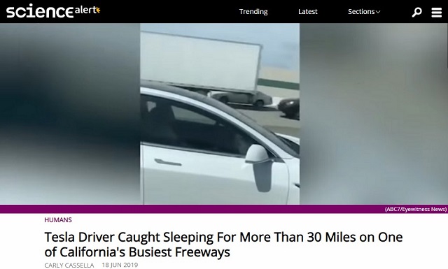 テスラの半自動運転で居眠り頻発、高速道路で爆睡も! 交通事故むしろ増える… 自動運転と運転支援の違いを理解せよ!の画像1