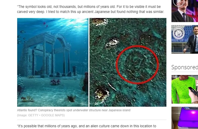 UFO研究家が鹿児島の海でアトランティスの痕跡を発見か!?「エイリアンが作った」謎のシンボルマークも！の画像2