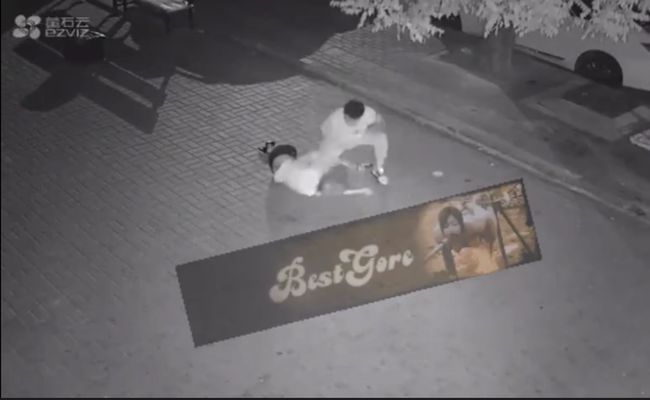 【閲覧注意】中国の夜道を1人で歩きスマホしていた女性が信じられない事態に…! 悶絶レベルの悪夢のような展開!の画像1