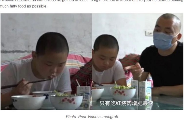 11歳少年がただひたすら1日5回食いまくる理由に世界が感動!「君は英雄だ」肉体も激変し…=中国の画像1
