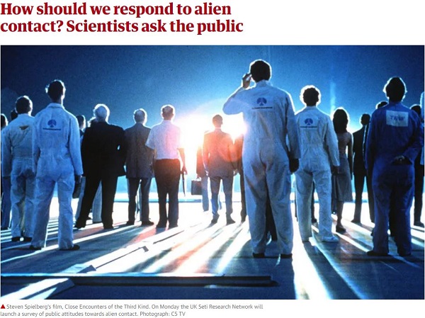「宇宙人からのコンタクトに我々はどう応じるべき?」史上最大のアンケート調査開始! 科学者ガチ議論… ガイドライン制定へ!の画像1