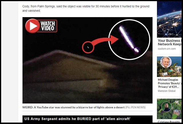 米国で謎の操縦士が存在する「へび型UFO」が続々出現！ エネルギービーム発射の発光体の正体とは!?の画像3