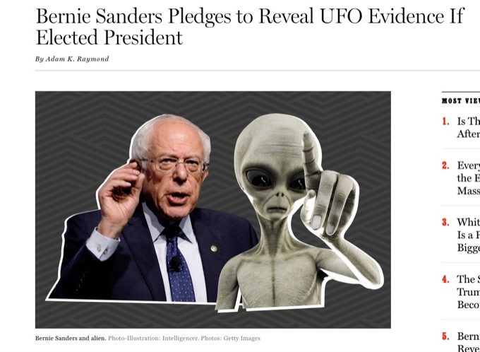 次期大統領候補サンダースが「UFO・エイリアン情報の開示」を約束! 遂に米国の宇宙人情報が明らかに!?の画像2