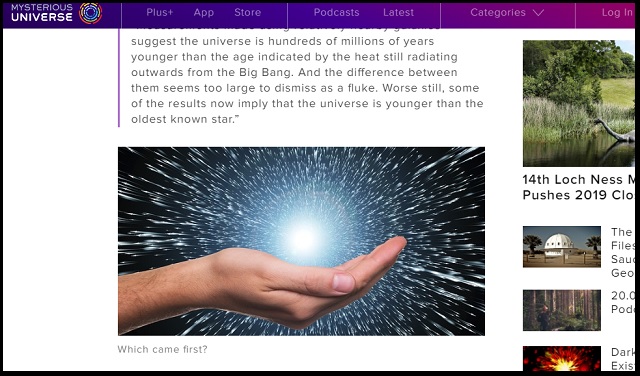 ビッグバンより古い星「メトシェラ」が存在することが判明！ 物理学者「思考不可能なものを考える時が来た」の画像1