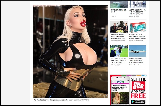 ベルリン最大のおっぱいを持つトランス女王様が男性の睾丸に食塩水注入! 宇宙人誘拐プレイも披露…男を虜にしていると判明!の画像2