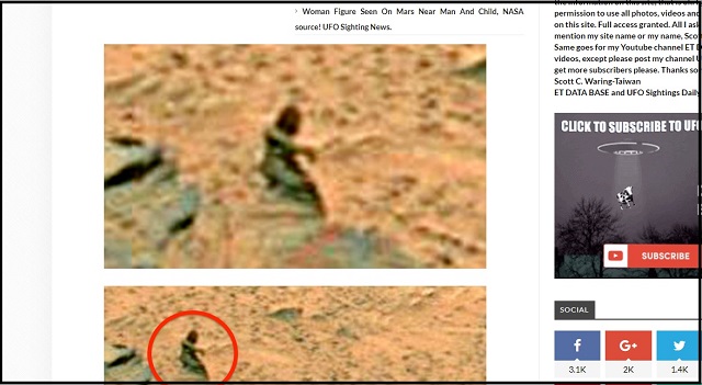 ついに火星で「3人家族」が発見される! オカンとボクと、禿げてるオトン状態に…!の画像1