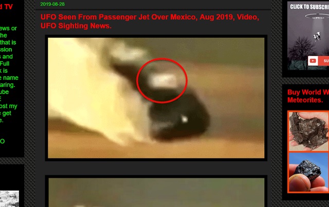 超超衝撃UFO! 旅客機の乗客が「墜落中のUFO」の尋常じゃない噴煙とダイヤモンド型の機体を激撮!=メキシコの画像2