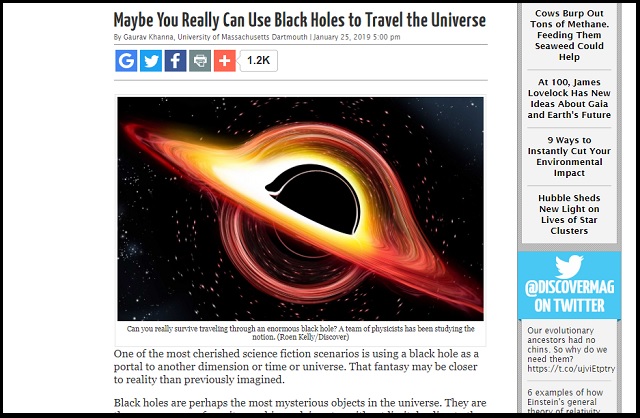 ブラックホールに落ちたら「クローン人間」となって反対側から出ることが米研究で判明！の画像1