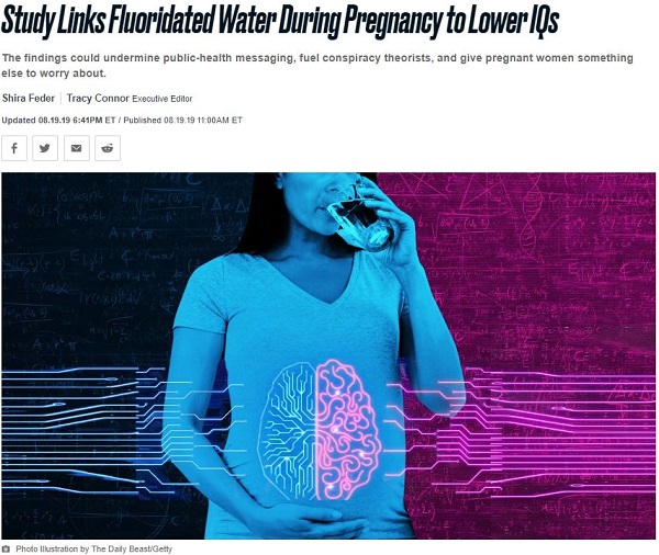 妊婦がフッ素を摂取すると子どものIQが低下すると医学誌がマジ指摘! フッ素陰謀論が現実と判明!の画像2