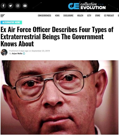 「政府が認知したエイリアン4種」を米空軍の元捜査官ガチ暴露! 指先吸盤、無毛ネコ耳、ゼロ点エネルギーを…!の画像2