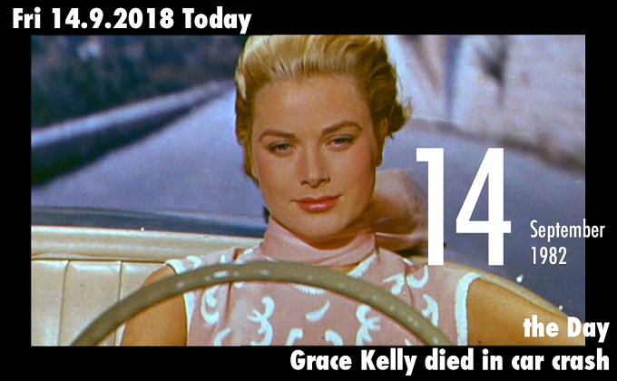9月14日はハリウッドを代表する女優グレース・ケリーが交通事故で死亡した日! 運転中に脳梗塞を起こし、40m崖下に転落…の画像1