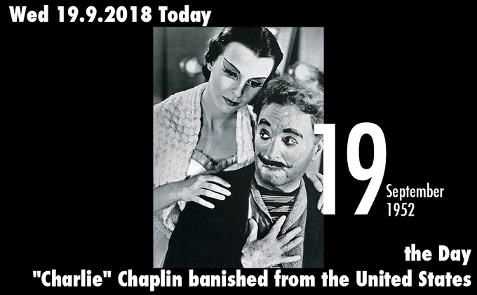 9月19日は喜劇王チャップリンが米国から追放された日! 共産主義的危険人物と見なされ、20年間入国できず…の画像1