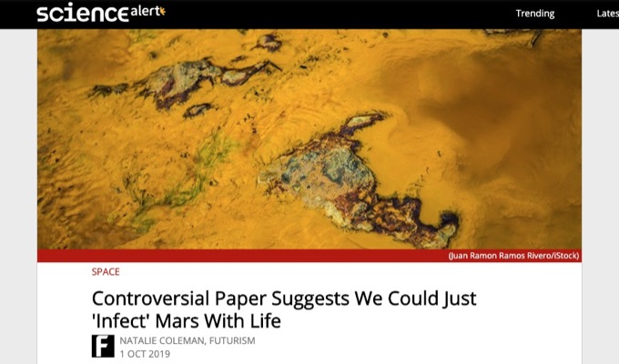 「火星に地球の微生物を運び、感染させよ」科学者のガチ論文が波紋! 激やばテラフォーミング計画とは!?の画像1