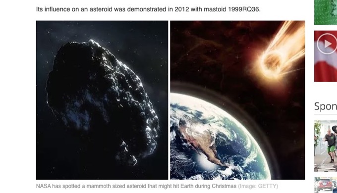 小惑星「2006 WH1」がクリスマス5日前に地球衝突!? 人類滅亡か…サンタクロースは廃業へ!の画像1