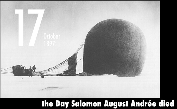 10月17日はスウェーデンを代表する探検家サロモン・アウグスト・アンドレーの推定死亡日! 生肉を食べ、寄生虫に感染し...の画像1
