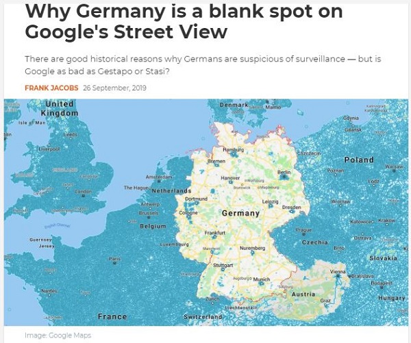 ドイツのストリートビューが空白だらけな 本当の理由 とは 裸になる権利 と過去の根深いトラウマに原因が