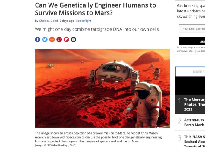 人間とクマムシのハイブリットを作るべき、科学者ガチ提唱! ムカデ人間よりヤバイ「強靭クマムシ人間」誕生へ!の画像1