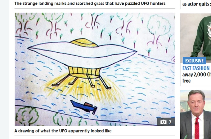 ブラジルのUFO遭遇事件、着地場所に明らかな異変!! 調査団が確認した画像が流出!の画像1