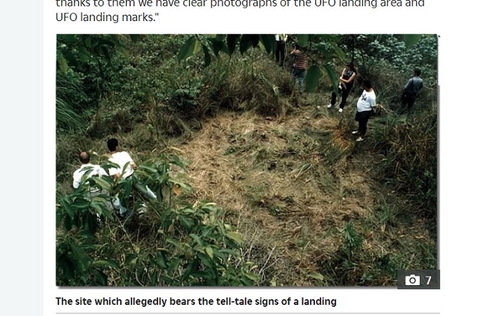 ブラジルのUFO遭遇事件、着地場所に明らかな異変!! 調査団が確認した画像が流出!の画像2