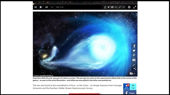 超高速で暴走する天体の謎、ついに解明! ブラックホールが恒星を吸い込み… 信じられない天文現象発生!の画像3