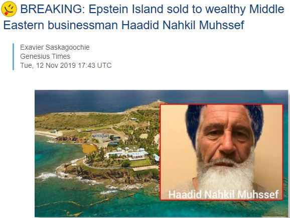 エプスタインの ロリコン島 と 乱交島 を謎のアラブ大富豪が購入 ヤバすぎる 今後の展開 とは
