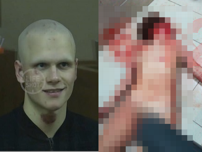 【閲覧注意】サイコパス男がサタンの命令で姉を惨殺、猟奇事件の激ヤバ画像が流出! 逃走を図る動画も!=露の画像1