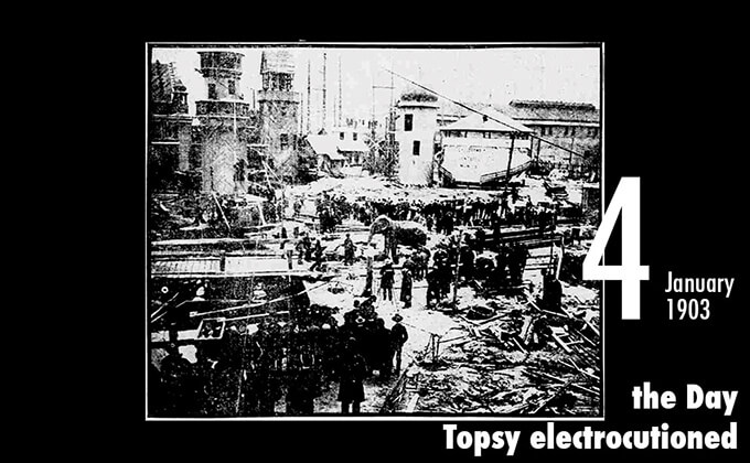 1月4日は発明王エジソンの会社がアジアゾウを電気ショックで公開処刑した日！の画像1