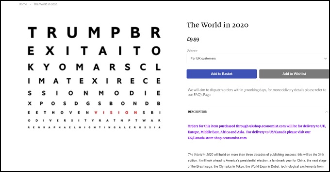 『エコノミスト2020』表紙公開、ヤバい予言連発! 審判の時、火星、失明、五輪、グーグルなど21のキーワード発表!の画像2