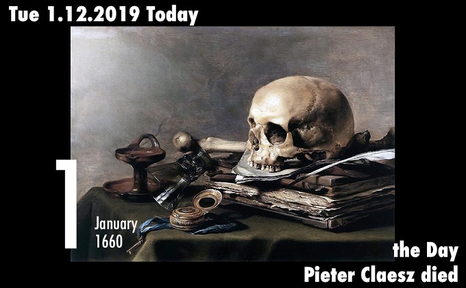 1月1日はオランダ黄金期に静物画の大家として活躍した画家ピーテル・クラースが死亡した日! 人間の人生のはかなさを表現したデス・カルチャーの画像1