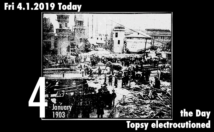 1月4日は発明王エジソンの会社がアジアゾウを電気ショックで公開処刑した日! の画像1
