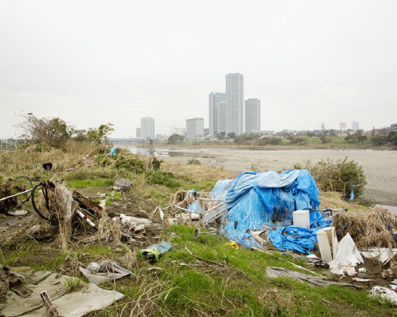 ホームレスとその「庵」を10年間撮り続けた写真家・野口健吾インタビュー! 西成、池袋、茨城…出会った野宿者は600人、厳しさ増す現状!の画像9