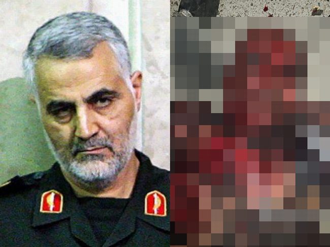 【超・閲覧注意】米殺害イラン・ソレイマニ司令官の遺体画像流出! 焼け焦げバラバラただの肉片… 第三次世界大戦勃発を告げる光景!の画像1
