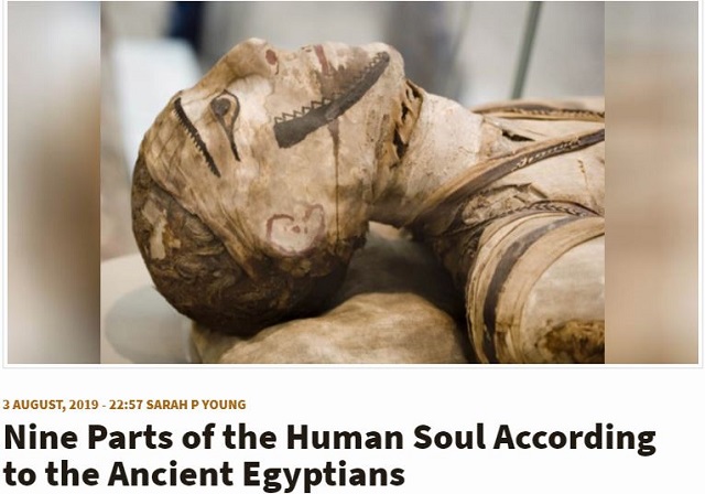 「人の魂を形作る9つの要素」 古代エジプト人がミイラを作った本当の理由とは?の画像1