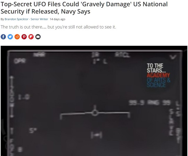 米軍がUFO情報を全公開しない本当の理由を遂に発表! 本物のUFO動画も多数所持と発覚… なぜ隠すのか!?の画像1