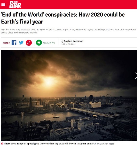 古今東西の予言者が「2020年に人類滅亡」断言していたとガチ判明! 新型コロナ、気候、戦争… 残り10カ月で絶望の事態発生!?の画像1