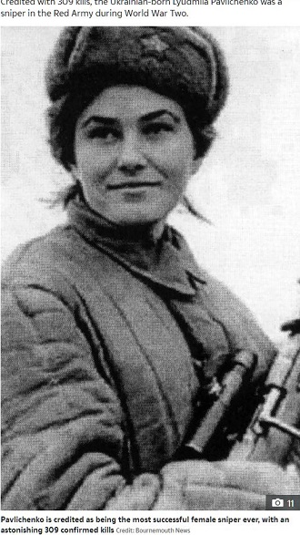 第二次世界大戦で309人を射殺した美女スナイパー「レディ・デス」とは!? ナチスも怯えた史上最強の女の真実!の画像2