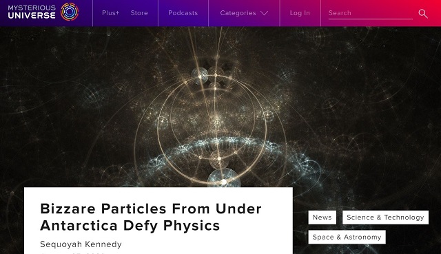 南極の氷の下で「現代物理学が通用しない」謎の素粒子を検知! CERN研究者もお手上げ、未知の現象が連発!の画像1