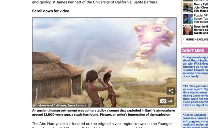 1万2800年前にシリア上空で隕石爆発「一瞬で村が消滅した」事実が判明! 1分以内に… 壮絶すぎる最期の瞬間とは!?の画像1