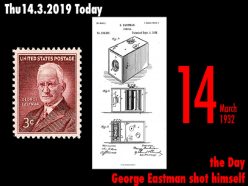 3月14日は世界初のロールフィルムを発明したコダック創業者ジョージ・イーストマンが拳銃自殺した日！