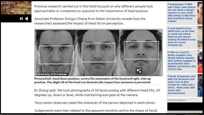 就活生必見! 証明写真で「アゴを引くは絶対NG、超悪印象で内定ゼロ」科学研究で確定! ガチで受かる顔の角度は…!の画像3