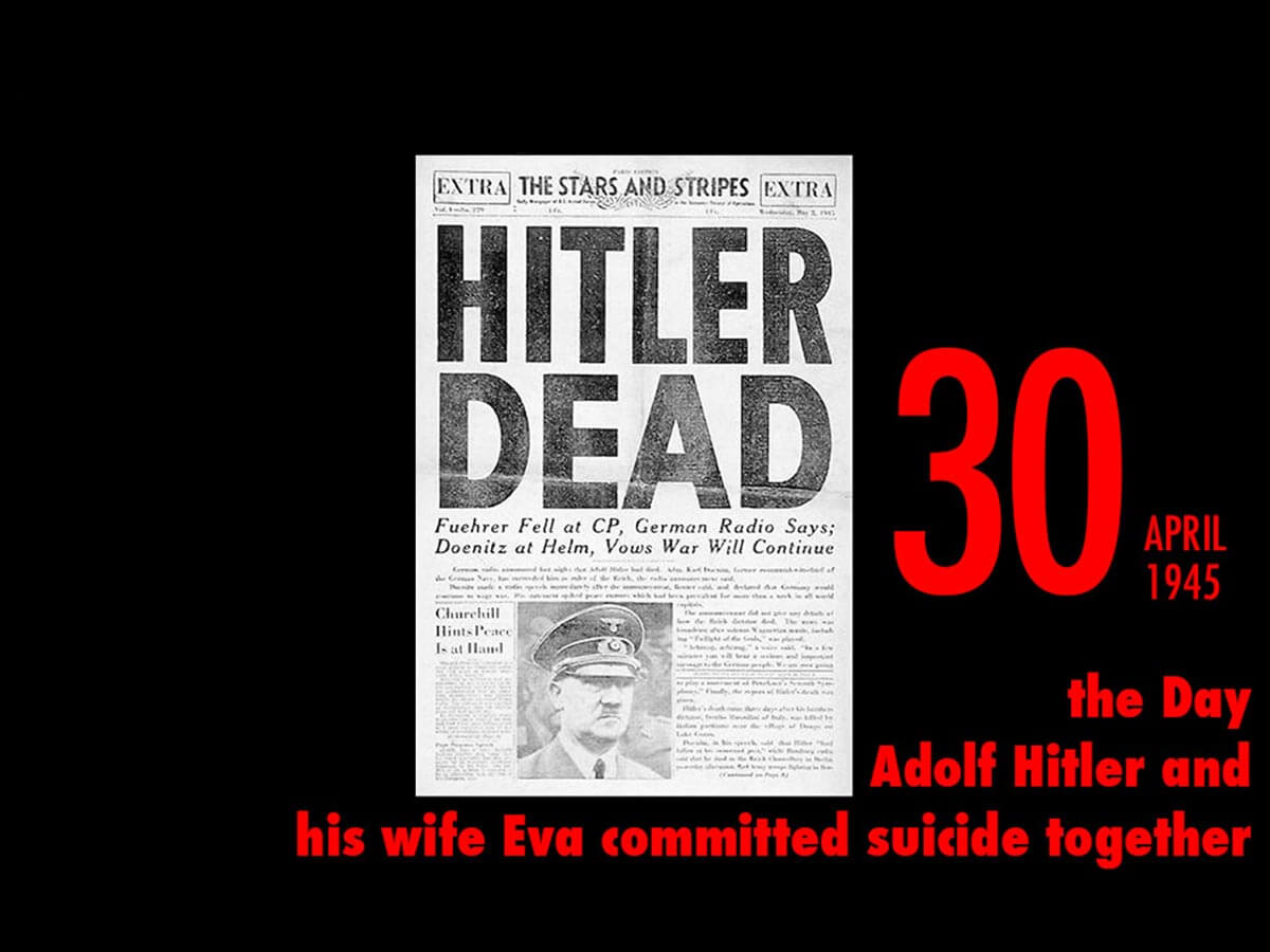 4月30日は独裁者アドルフ ヒトラーが自決した日 愛人との結婚と心中 世界史上空前の暴君の最期