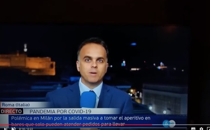 【衝撃映像】スペインのニュース番組で「超高速UFO」が映り込み視聴者戦慄! 歴然たる円盤型、強烈発光… コロナ禍の近況観察か!?の画像2